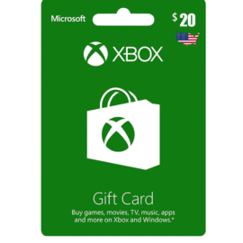 Xbox 20 USD Gift Card (United States) - Digital Key