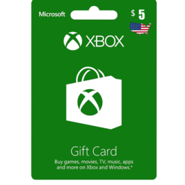 Xbox 5 USD Gift Card (United States) - Digital Key
